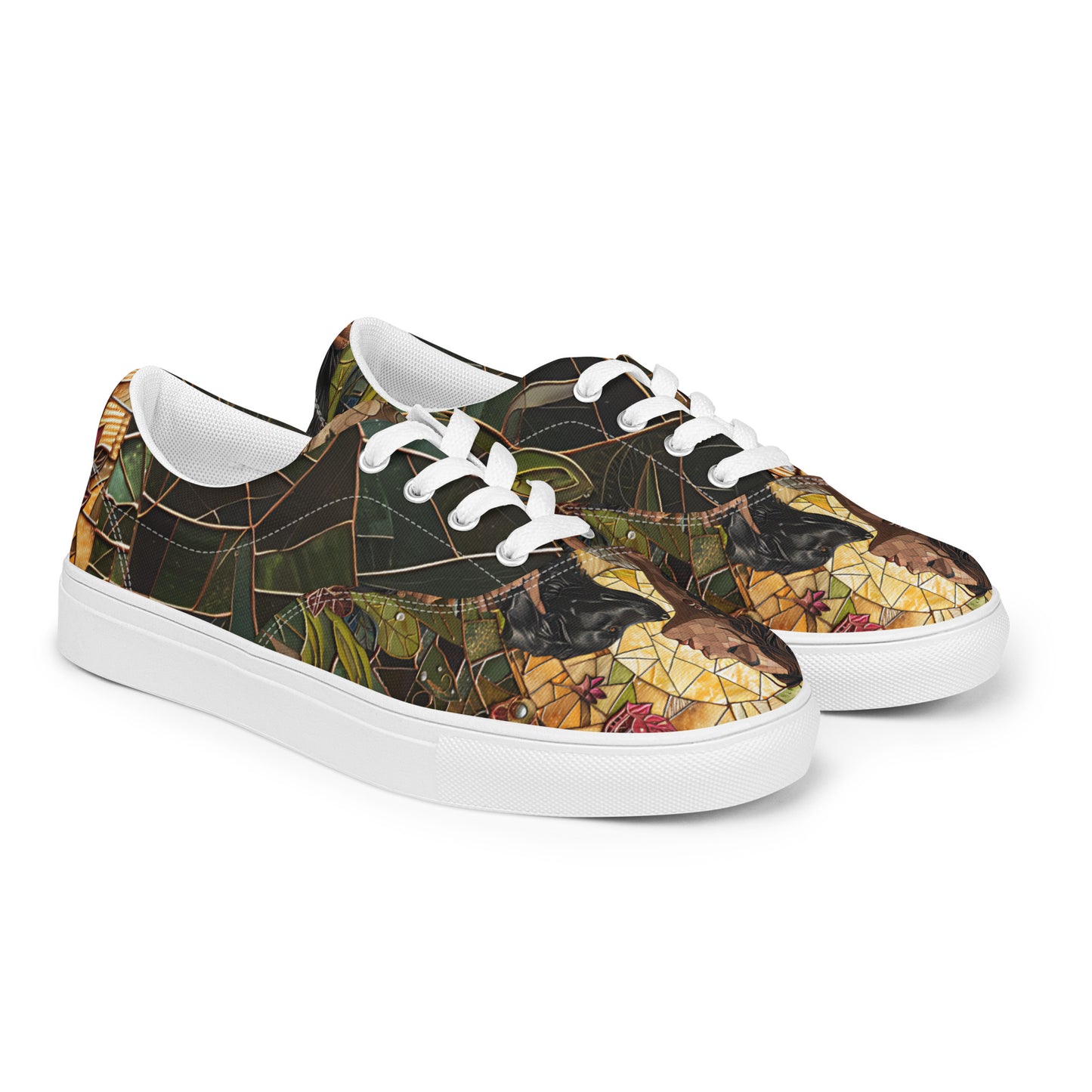 Mom’s Golden Companion Women’s lace-up canvas shoes