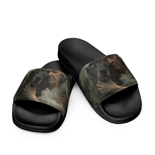 Her Loyal Pup Women's slides