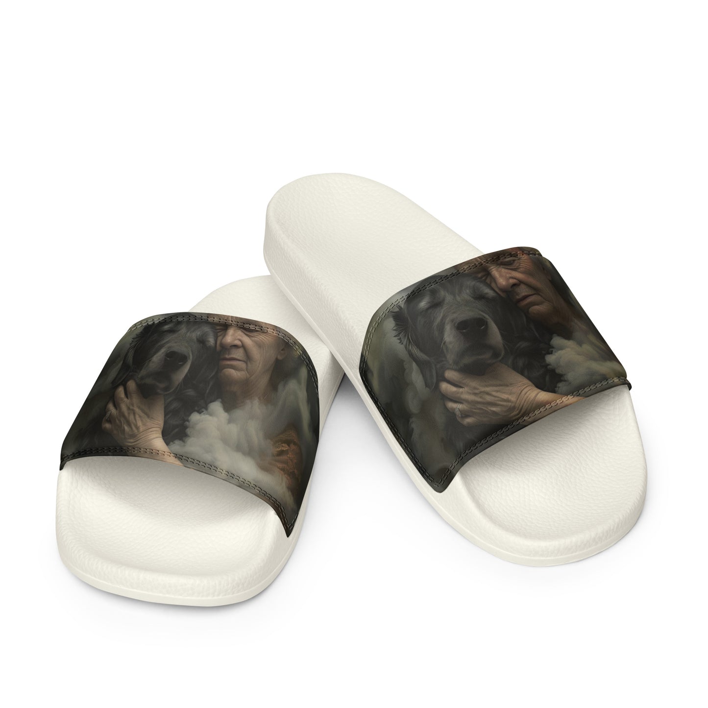 Her Loyal Pup Women's slides